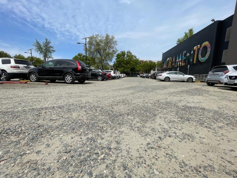 Parkling Lot 2A, an unpaved parking lot at the northern end of the campus, was never intended to be a permanent parking facility. 