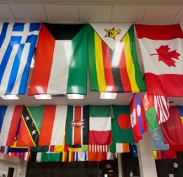 Many international students at Sac State relax and socialize at the Global Lounge on campus.